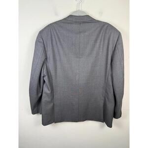 Canali Blazer Jacket Mens 60L Long Gray Wool Made Italy Sport Coat